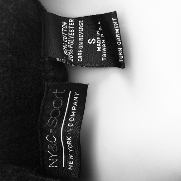 🛍NY&C Sport Black Tie Shorts with Silver Rings 🛍 - Picture 6 of 6